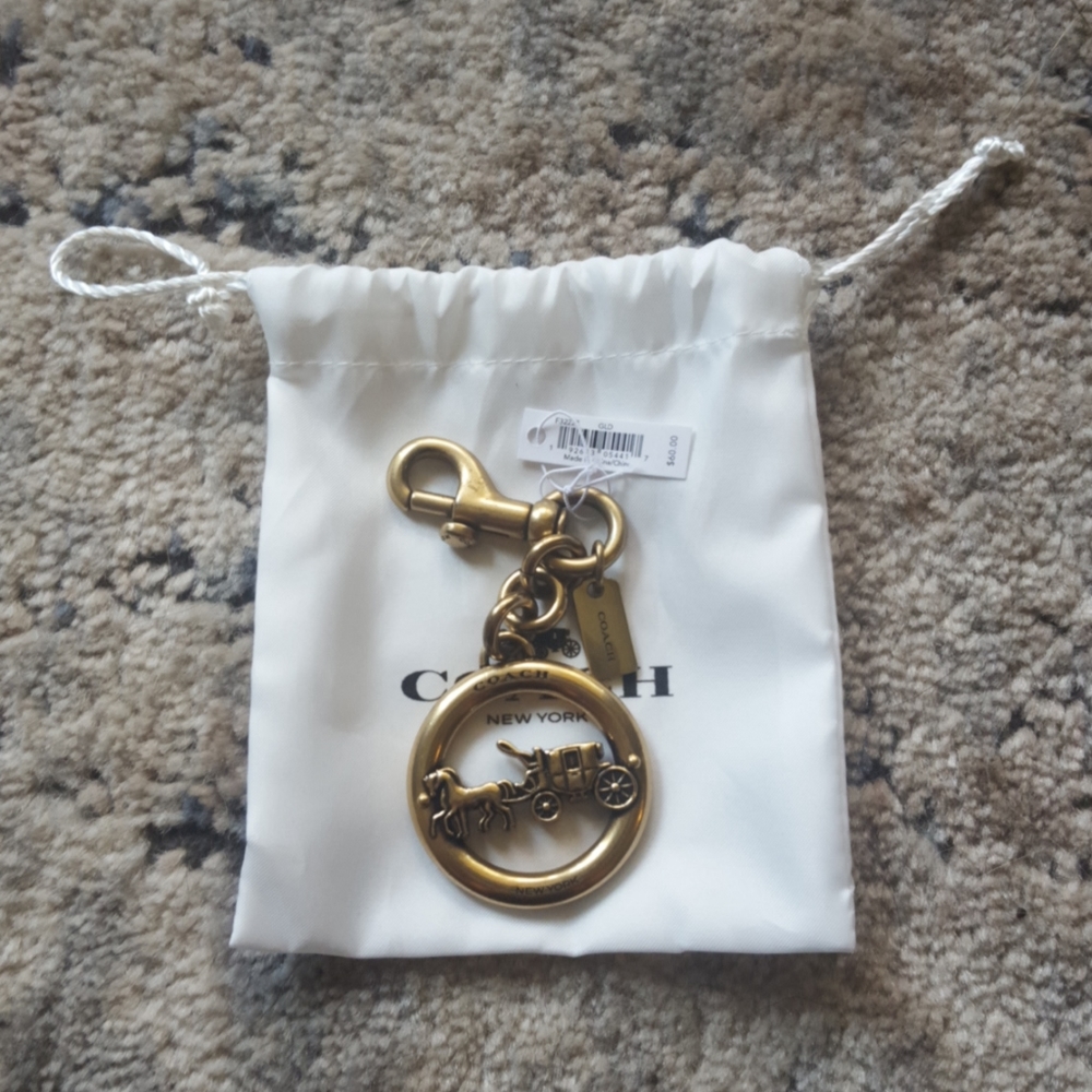 Coach Purse Charm NWT